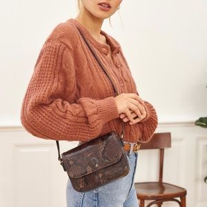 Rouje Paris azia cardigan sweater cable button French dusty rose camel